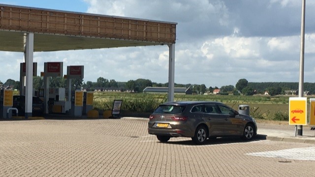 Luifel tankstation