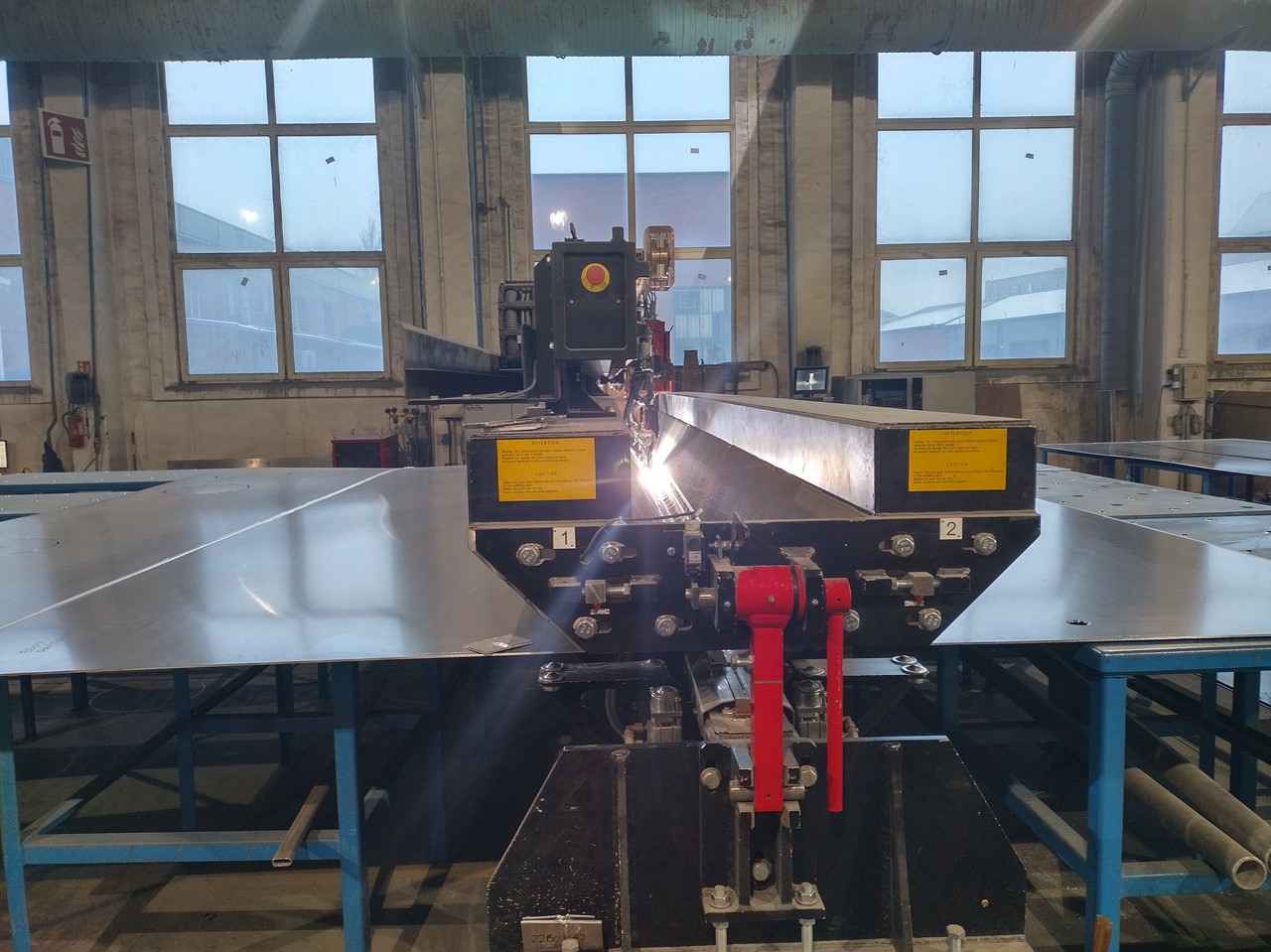 1 - plates welded together